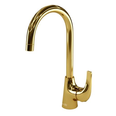 Смеситель для кухни Wasserkraft Sauer 7100 7107 на мойку золото