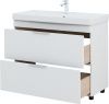 Тумба под раковину Aquanet Ирис new 00339257 100х50 напольная цвет белый
