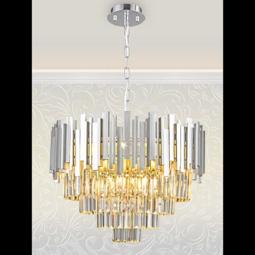 Люстра подвесная Natali Kovaltseva VERTIGO (ВЕРТИГО) VERTIGO 81440/8C SILVER - фото 2