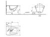 Биде подвесное Toto BT682V1#XW цвет белый