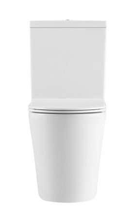 Унитаз-компакт напольный с бачком Iberica Blanca Burgos alto IB.BRA.121.1B1 белый с сиденьем микролифт безободковый каскадный смыв