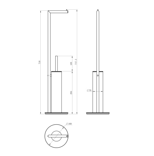 Ершик Wonzon & Woghand WW-V4602-MB - фото 3