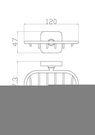 Мыльница с держателем Wonzon & Woghand Still WW-6624