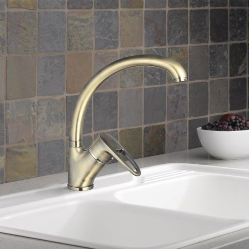 Смеситель для кухни G.Lauf NUD NUD4-A045KT на мойку бронза - фото 4