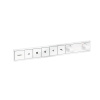 Смеситель для душа Hansgrohe RainSelect 15384700 встраиваемый в стену белый с термостатом