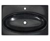 Раковина из искусственного камня СанТа 900144 70х50 подвесная цвет черный