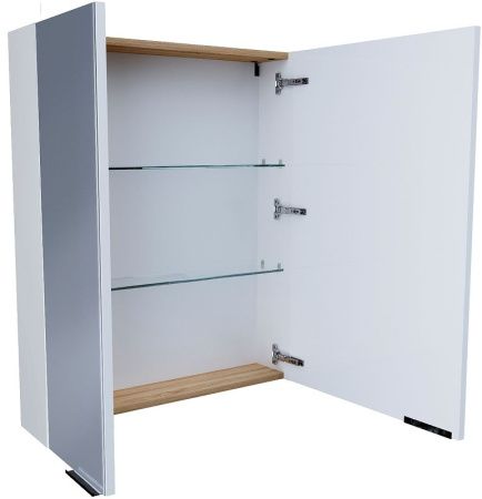 Зеркало-шкаф 1MarKa Gaula У92511 60х15х80 подвесной цвет белый