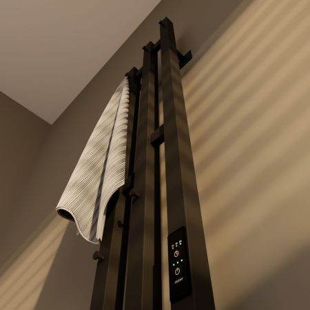 Полотенцесушитель электрический Altasan БризПроф БризПроф12017ЧМ 15х120 черный