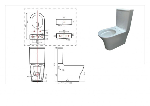 Бачок Bravat Pura CY21214W-ENG - фото 2
