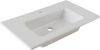 Раковина керамическая Allen Brau Fantasy 4.11025.20 80х50 полувстраиваемая цвет белый 1 отверстие под смеситель