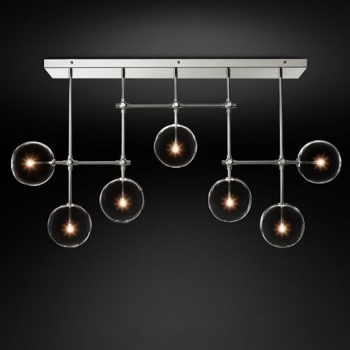 Светильник потолочный Delight Collection Globe Mobile (Глобе Мобиле) KG0835P-7A chrome - фото 2