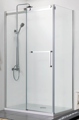 Душевой уголок Azario Vancouver AZ-NKF1131 L 800 120x200 стекло прозрачное профиль серебро без поддона - фото 2