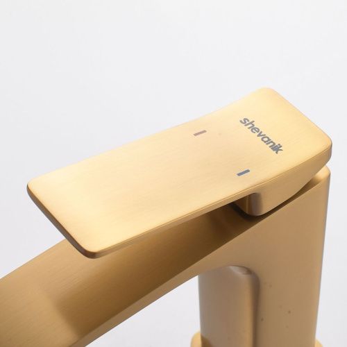 Смеситель Shevanik S4001G на раковину золото - фото 5