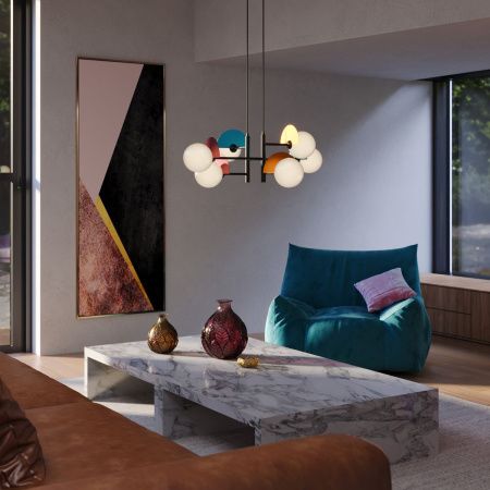 Люстра подвесная Freya Sepia Modern FR5391PL-06CFL