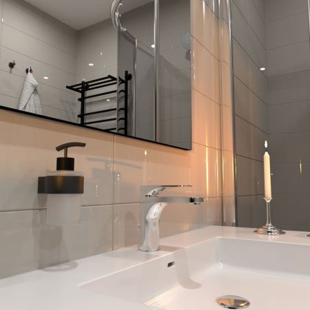 Дозатор для жидкого мыла Altasan Лотос ЛТ80ЧМ