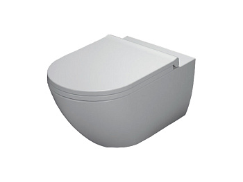 Чаша унитаза подвесная CIELO Enjoy EJVSK цвет белый без сиденья безободковая смыв торнадо