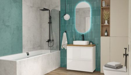 Столешница Velvex KLAUFS st.KLA.80 дуб французский 80х50 накладная цвет дерево