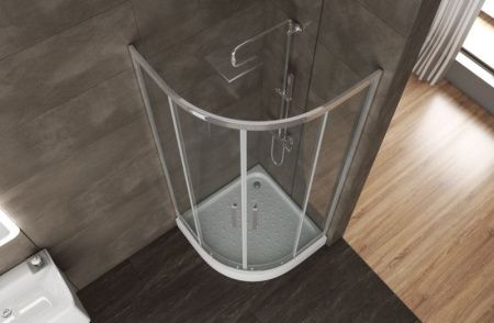 Душевой уголок Bravat Stream BS090.1203S 90х90 стекло прозрачное профиль хром без поддона