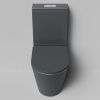 Унитаз напольный с бачком Grossman GR-4458GMSQ серый с сиденьем микролифт безободковый смыв торнадо