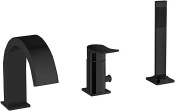 Смеситель Paffoni Tilt TI040NO на борт ванны черный