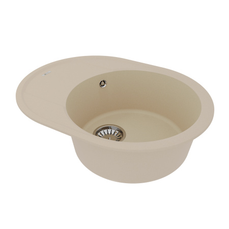 Кухонная мойка LeMark Lacha 620 9910050 62х47 цвет бежевый поверхность матовая