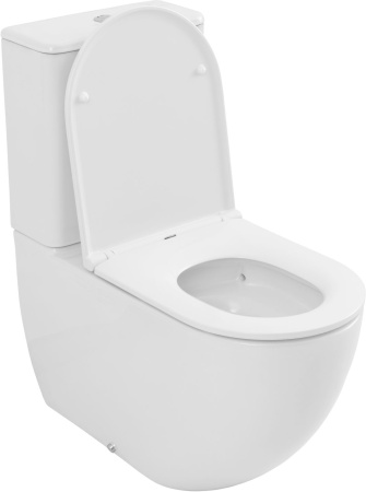 Чаша унитаза подвесная Allen Brau Priority Tornado 4.31006.20 цвет белый без сиденья безободковая душевой смыв