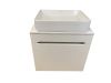 Тумба с раковиной Sintesi STL.W7013_SIN-LVB-APP-407 60х60 подвесная цвет белый
