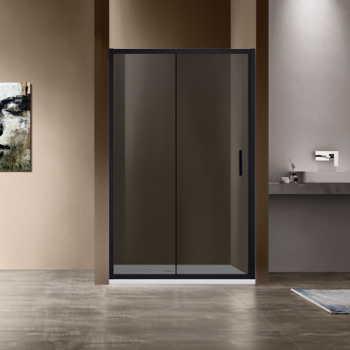 Душевая дверь Vincea Garda VDS-1G120CGB 120х190 стекло тонированное профиль черный