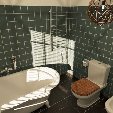 Полотенцесушитель электрический Маргроид Вид 10 10-10050-257R 55х105 хром