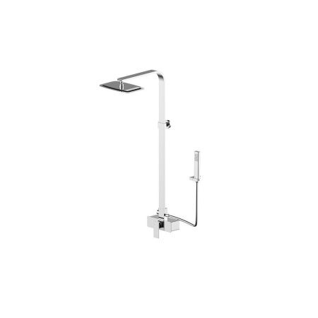 Душевая стойка Bravat F956101C-A-ENG настенная цвет хром