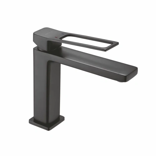 Смеситель Shevanik S6901H на раковину черный - фото 2