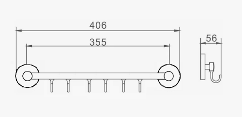 Крючок D-Lin D288111-6 - фото 2