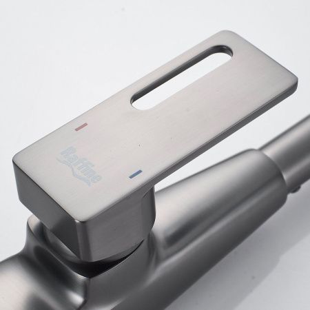 Смеситель для кухни Raffine F313T-3 на мойку оружейная сталь