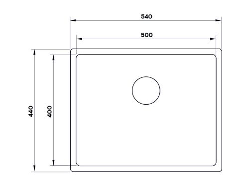 Кухонная мойка Ukinox Techno TEB500.400 -GT10P 40х50 цвет нержавеющая сталь поверхность брашированная - фото 3