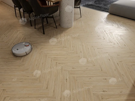Ламинат Alpine Floor Herringbone 8 Pro New LF102-1 Дуб Лион толщина 0.8 см 33 класс 606х101