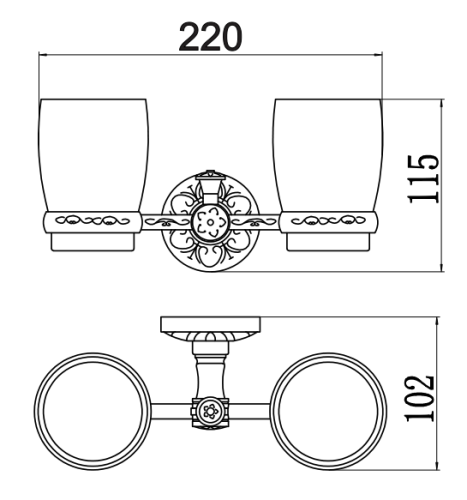 Стакан Savol S-005868C - фото 2