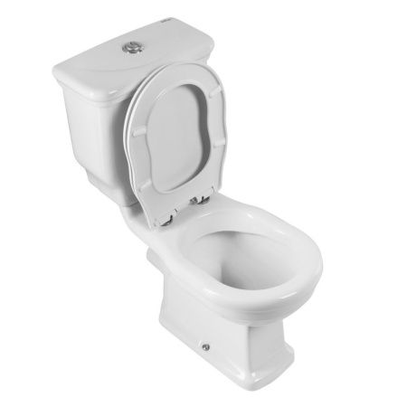 Чаша унитаза напольная BelBagno BOHEME BB115CPR цвет белый без бачка с сиденьем микролифт безободковая каскадный смыв