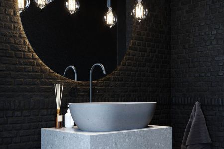 Раковина из искусственного камня Holbi MERCURY 2.02.009.44.4 60х40 накладная цвет серый