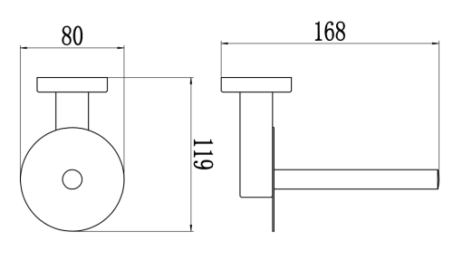 Бумагодержатель Savol S-005652-1 - фото 2