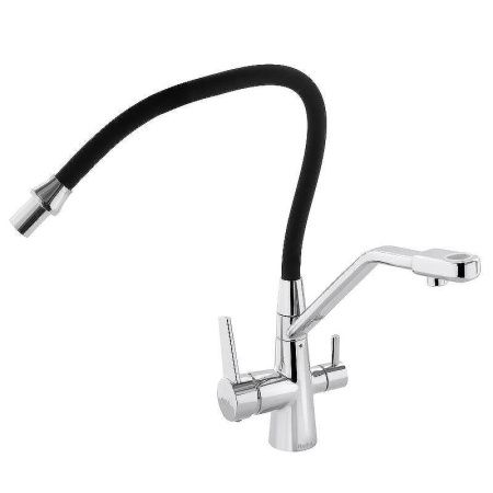 Смеситель для кухни Haiba HB76855 на мойку хром