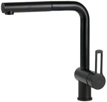 Смеситель для кухни Paffoni Ringo RIN185NO на мойку черный без термостата