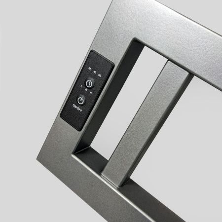 Полотенцесушитель электрический Indigo Muza DGM40-50GFMRt 50х45 серый