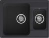 Кухонная мойка Granfest Quarz 09 черный 60х50 цвет черный поверхность матовая