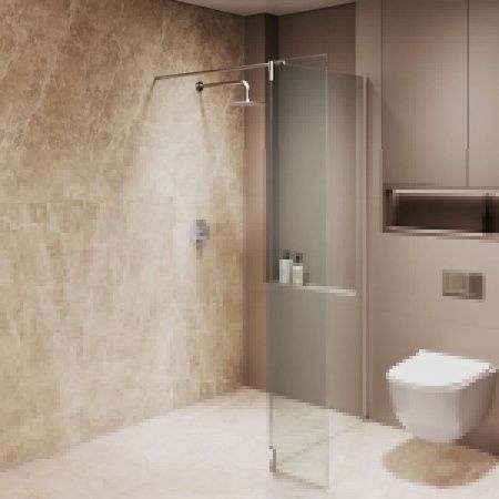 Душевая перегородка RGW Walk In 351005183-11 80х195 стекло прозрачное профиль хром