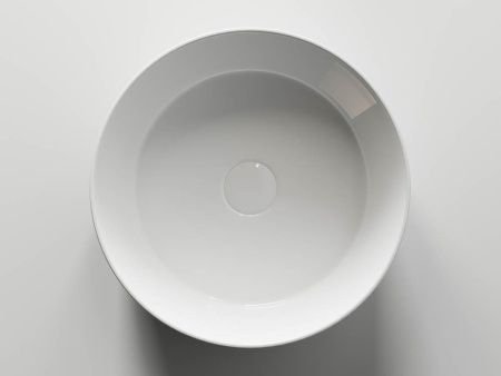 Раковина из сантехнического фарфора Ceramica Nova ELEMENT CN5001 40х40 накладная цвет белый