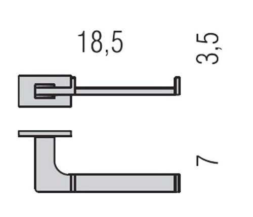 Бумагодержатель Colombo Look B1608.CR - фото 2