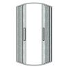Душевой уголок Grossman Cosmo 301.K33.02.8080.10.02 80х80 стекло текстурное профиль хром без поддона