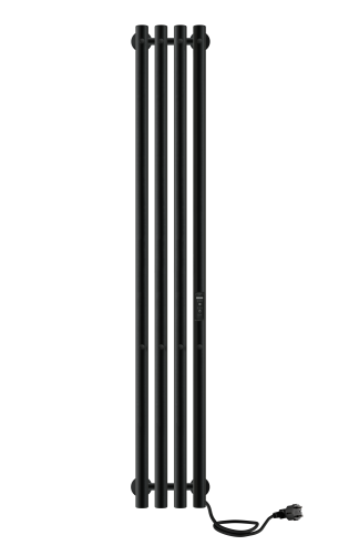 Полотенцесушитель Indigo  Style 4 LSE120-18BRRt 18х120 электрический черный муар - фото 3