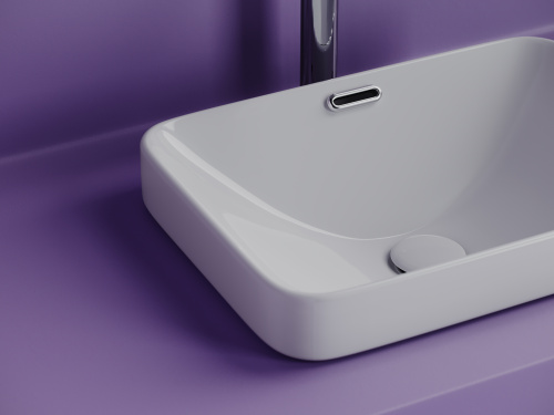Раковина Ceramica Nova ELEMENT 46 см CN6078 встраиваемая цвет белый - фото 5