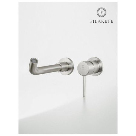 Смеситель для раковины Filarete Roun FL4020NK встраиваемый в стену никель